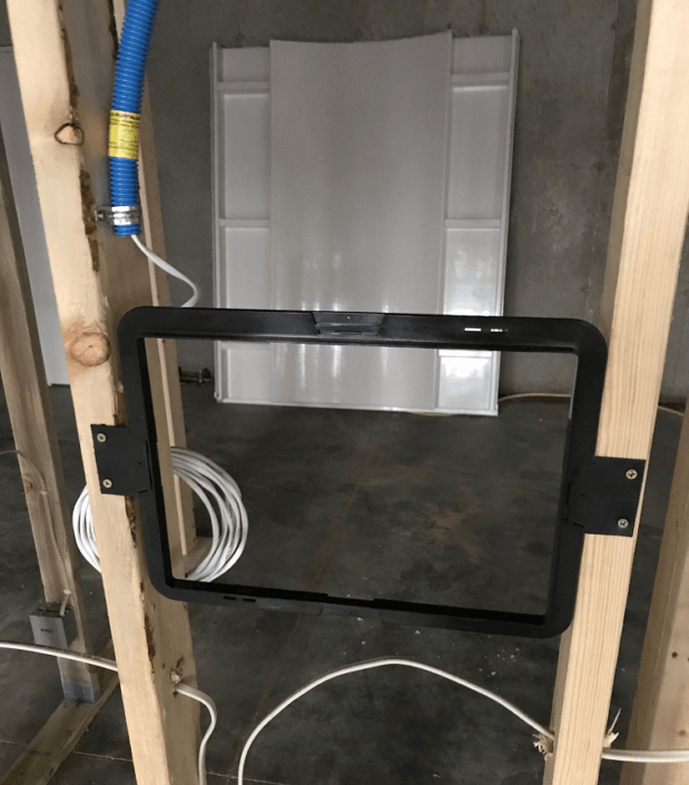 in wall speaker bracket